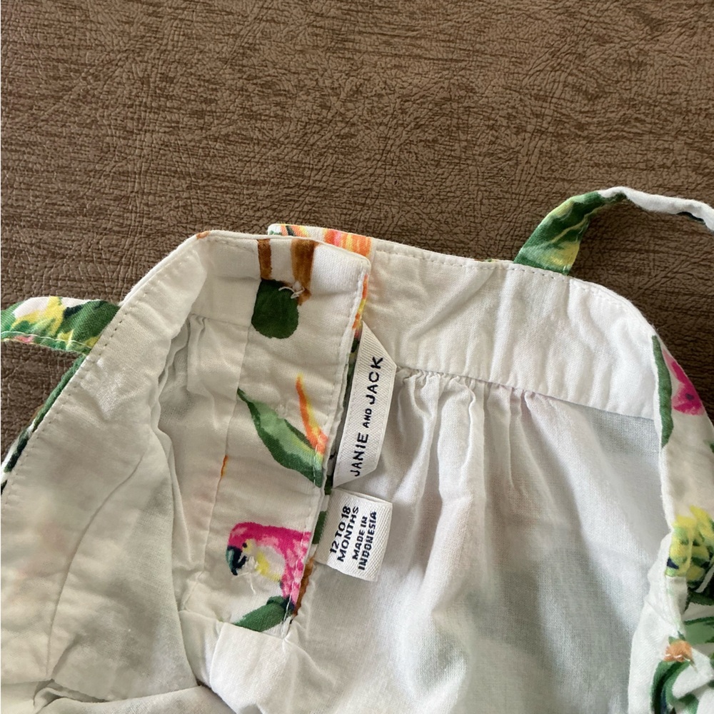 Janie and Jack tropical romper - Picture 3 of 3